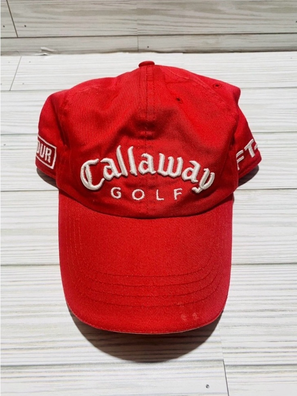 Callaway New Era Red Golf Hat HX Tour FT-5 Adjustable Hat
